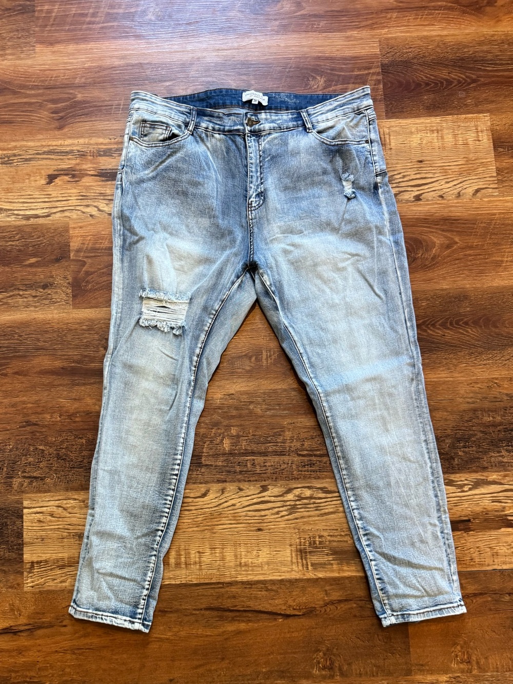 Chic Soul Light Blue Skinny Jeans